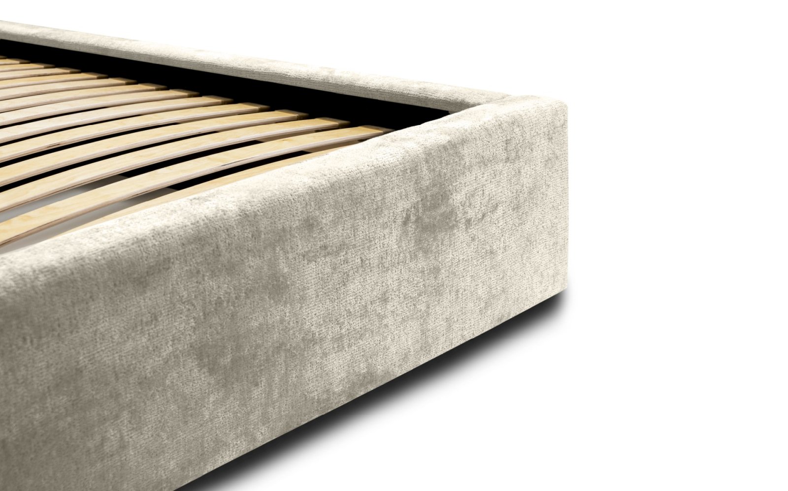 Polsterbett Velo-I Chenille 140x200 mit Holzrahmen Perfect Harmony 01