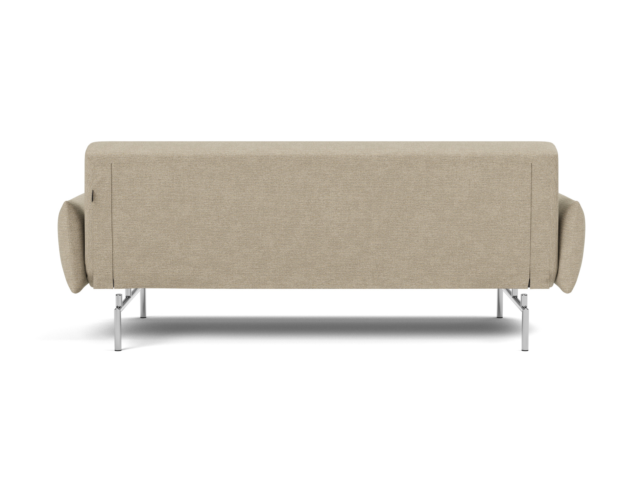 Schlafsofa Jillis mit Armlehnen Strukturierter Stoff Taura 356-Sand