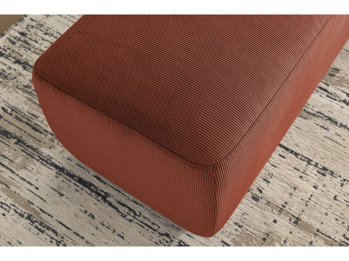 Bobochic Enjoy Pouf Cordsamt Orange