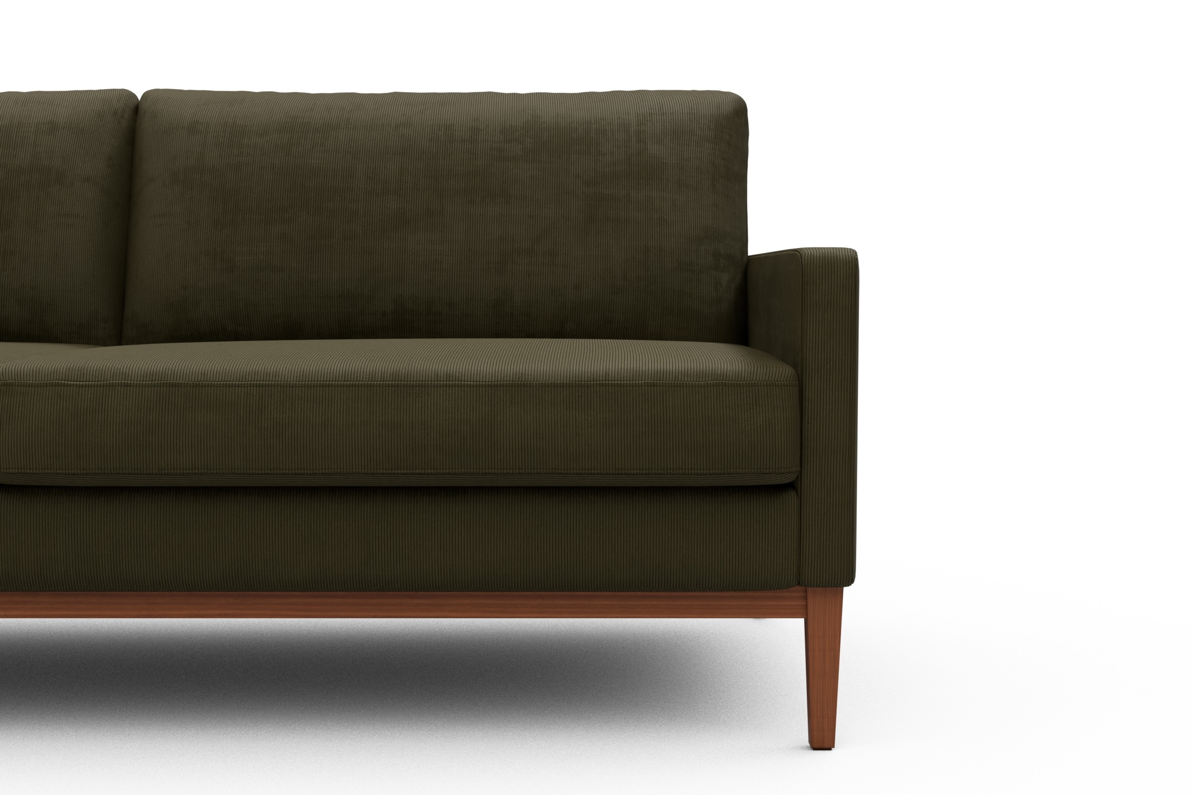 Sofa Bodo 3-Sitzer Cordufine-Pine-Green