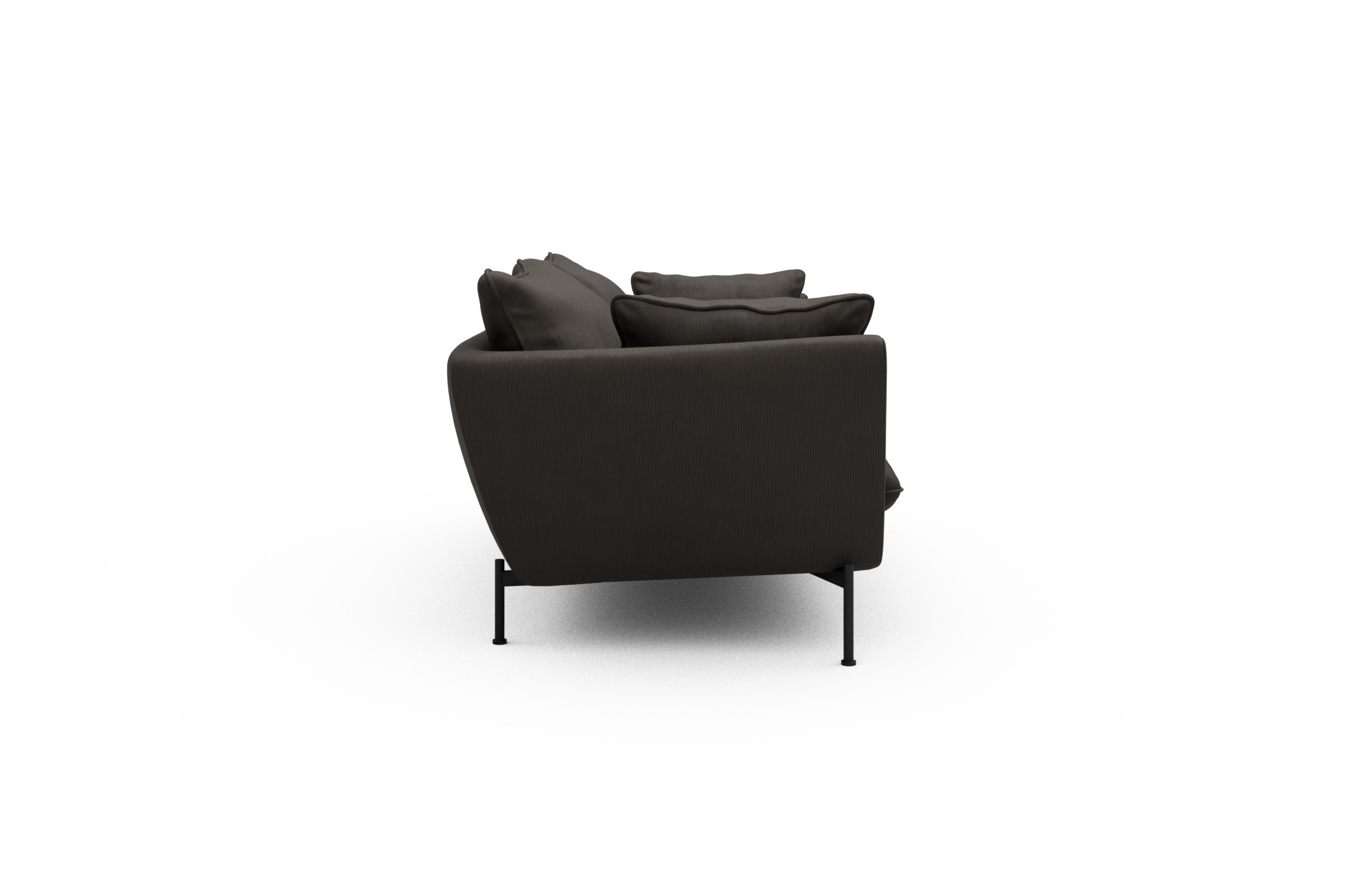 Sofa Anton PREMIUM 2-Sitzer Cordufine-Taupe