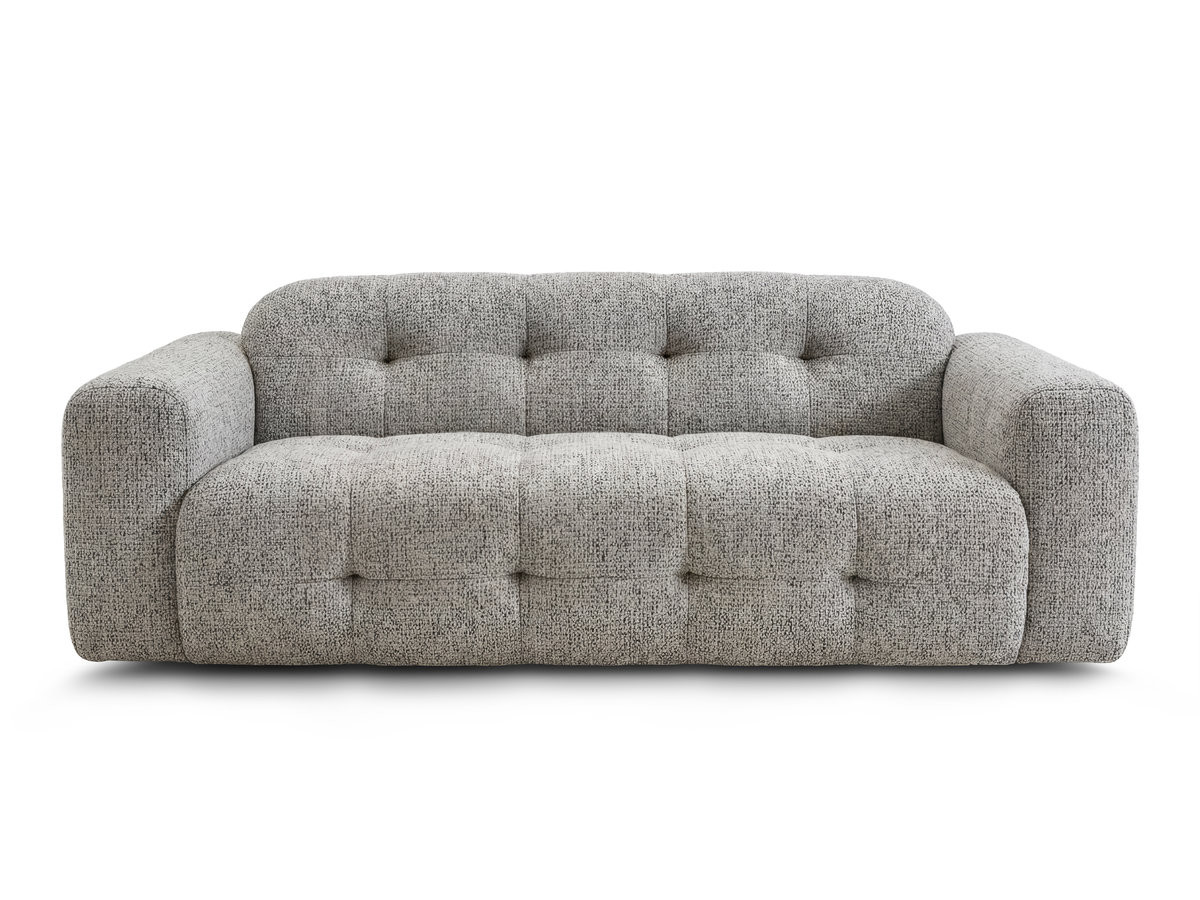 Bobochic Laura Sofa 3-Sitzer Melange-Stoff Taupe