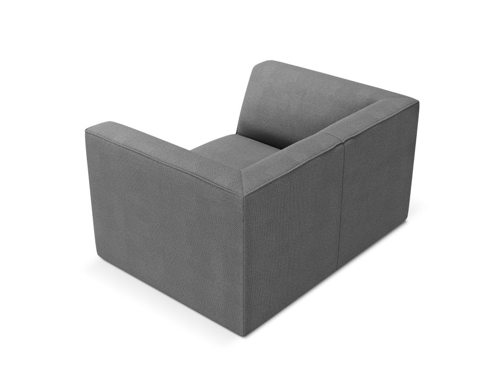 Cosmopolitan Design Sessel Siena Strukturierter Stoff Ottawa Grau