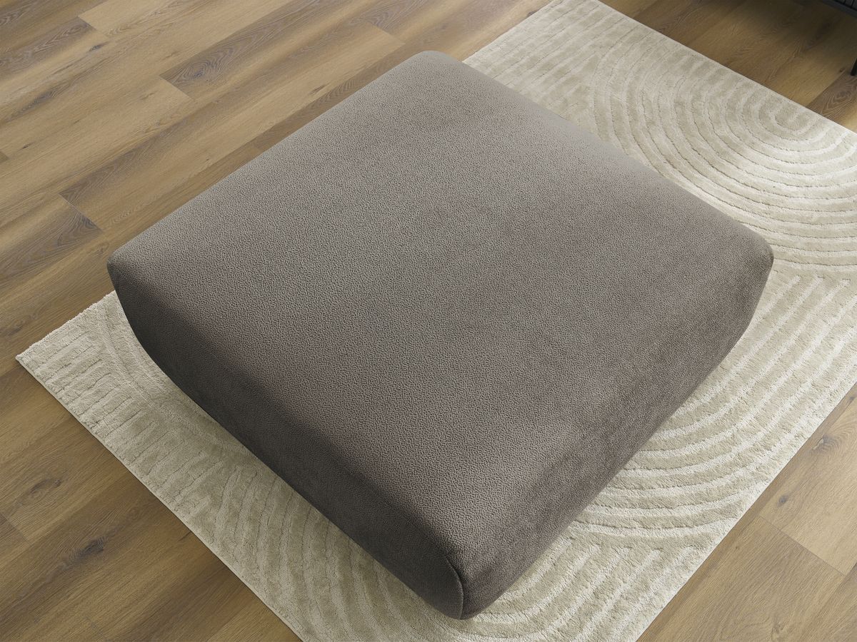 Bobochic Lucien Pouf Stoff Taupe