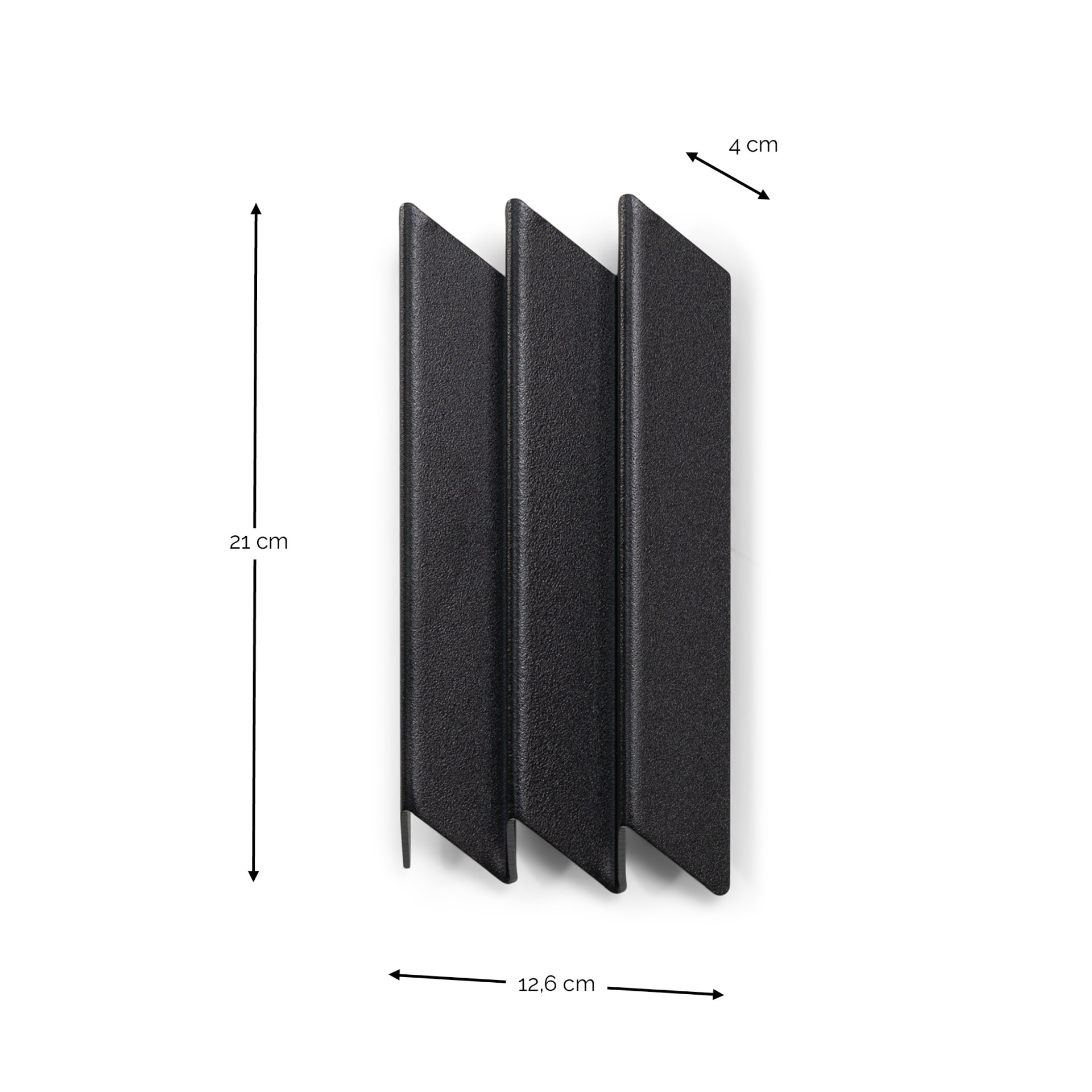 Spinder Design Wandgarderobe Sensu Small Schwarz