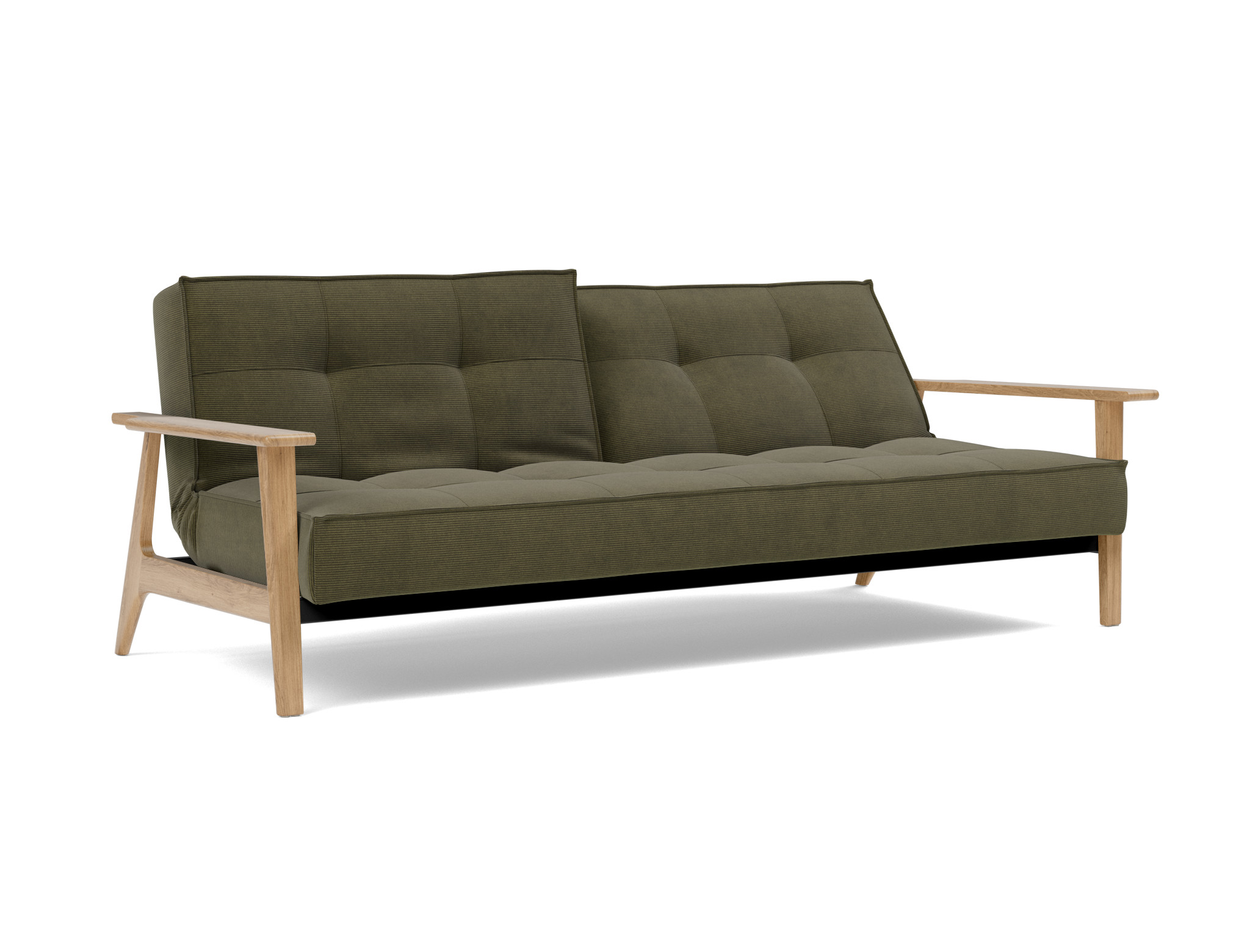 Schlafsofa Splitback Frej Kord Cordufine 316-Pine-Green