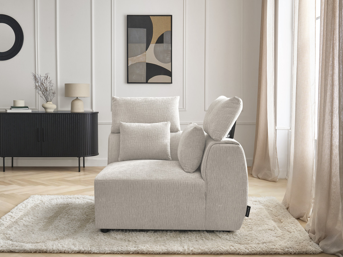 Bobochic Jana Eckmodul Strukturstoff Beige