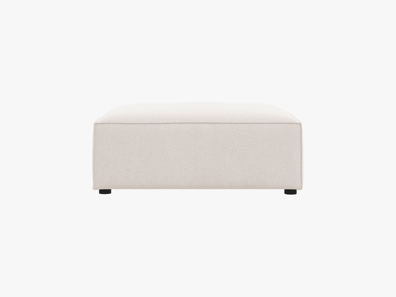 Micadoni Hocker Jodie 1-Sitzer Strukturierter Stoff Megan Helles Beige
