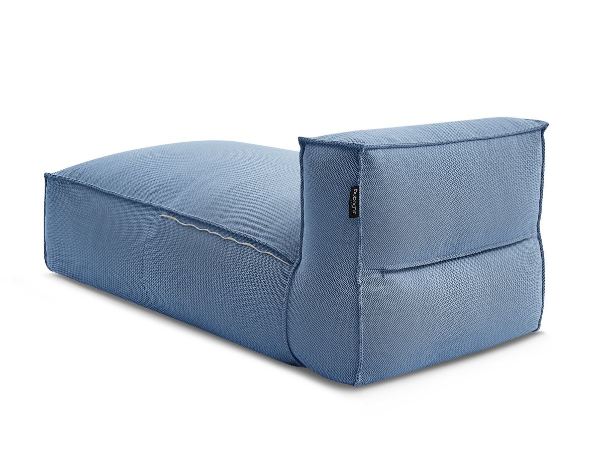 Bobochic Biarritz Méridienne-Modul Melange-Stoff Blau