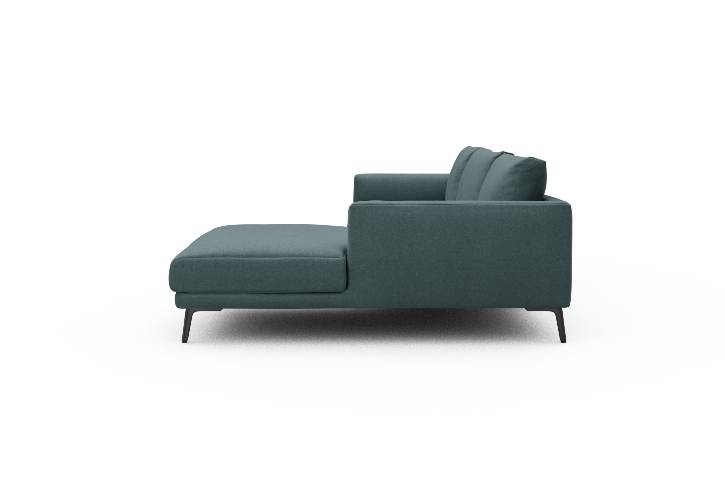 Ecksofa Karl Chaiselongue rechts mit 2,5-Sitzer Satya-Niagara