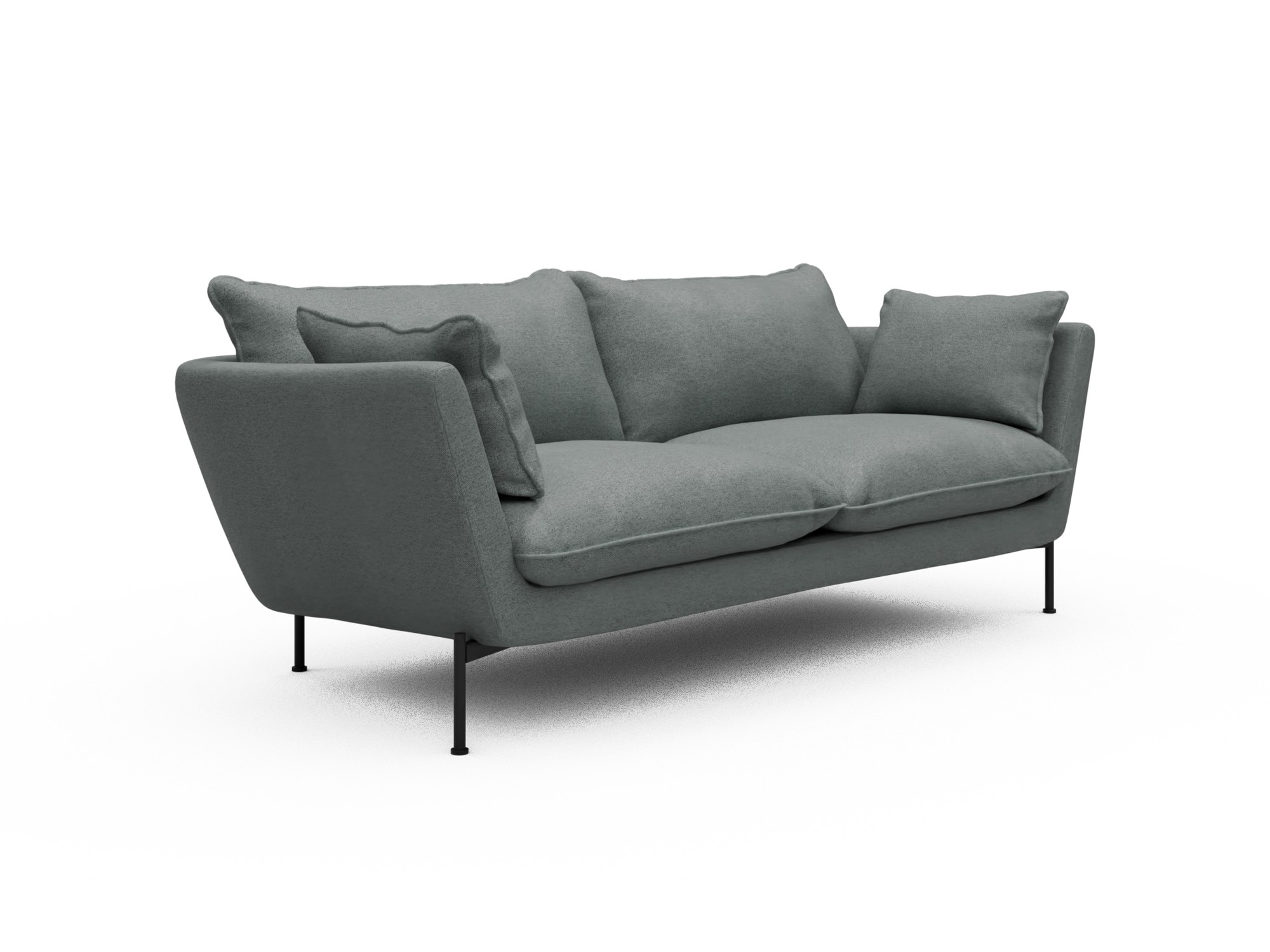 Skandi Home Sofa Anton Soft 2-Sitzer Denari-Soft-Grey moebelfaktor