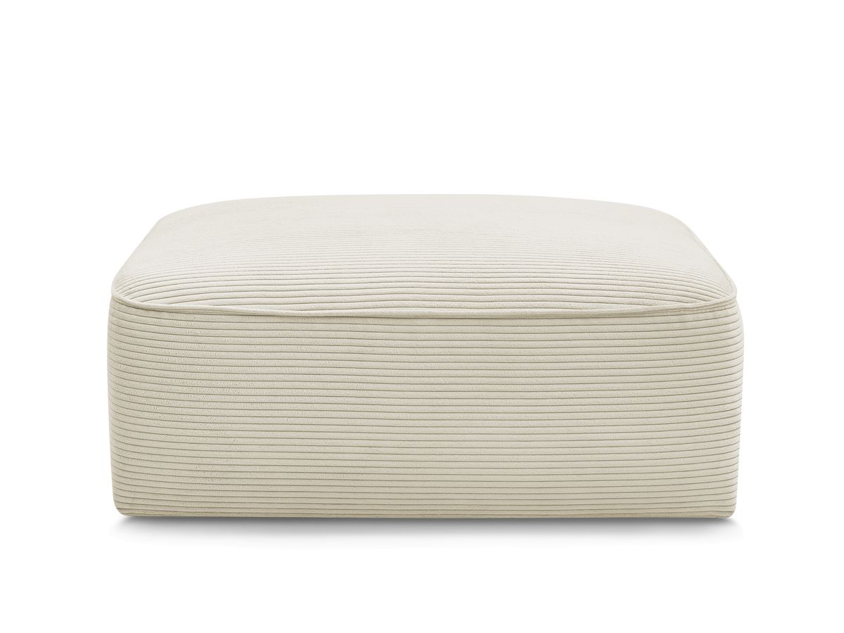 Bobochic Leopold Pouf Cordsamt Beige