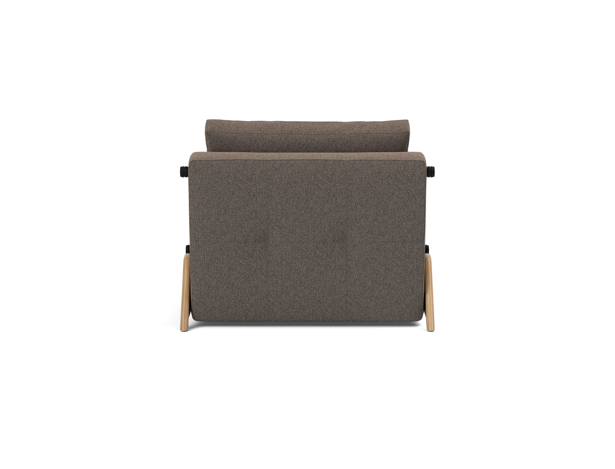 Schlafsessel Cubed 90 Boucle Skandi 530-Taupe Beine Eiche