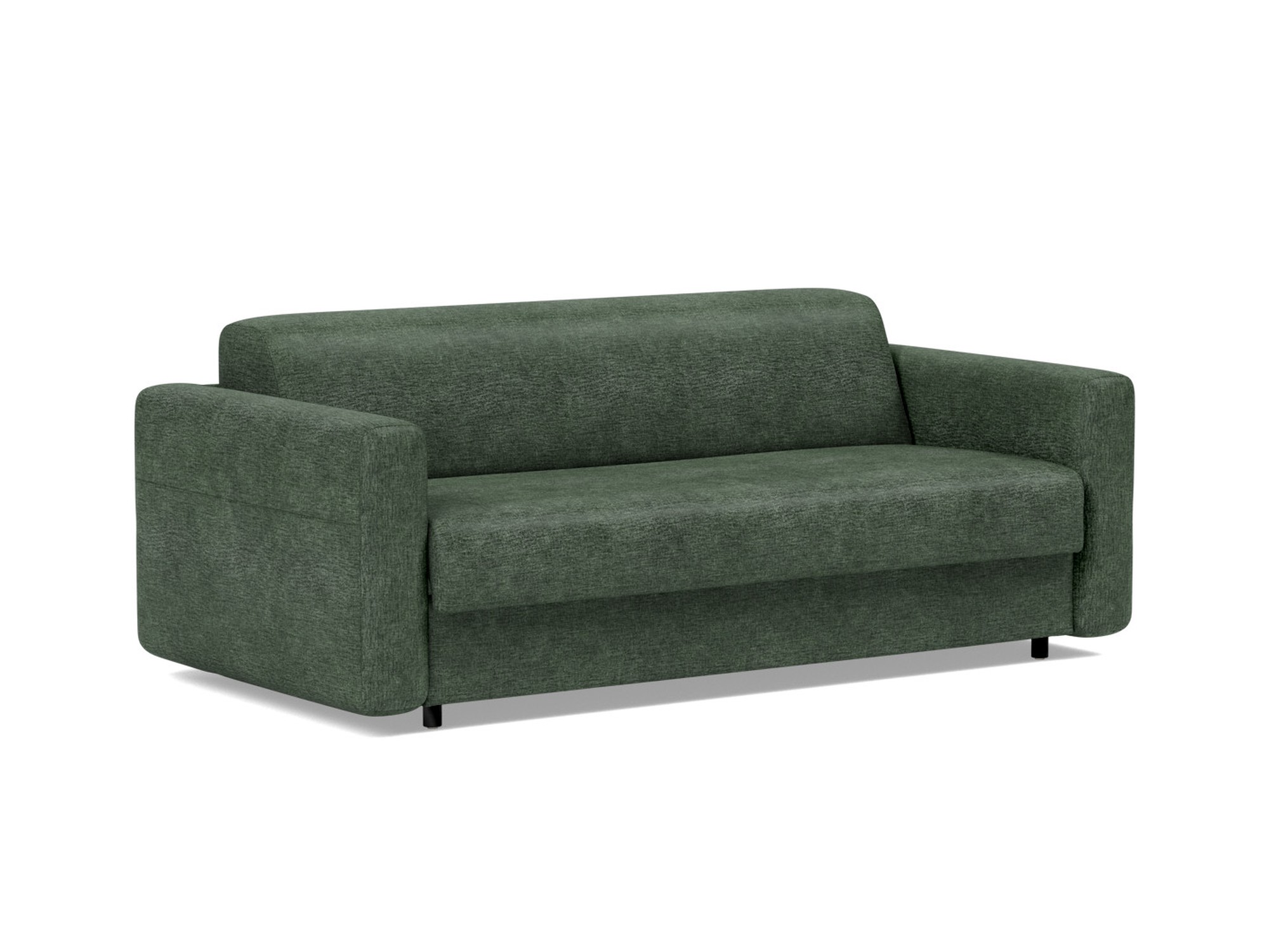 Schlafsofa Killian mit Taschenfederkernmatratze 140 Flachgewebe Avella 281-Pine-Green