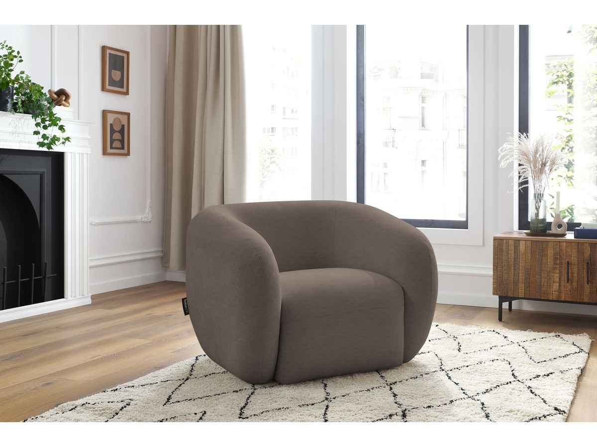 Bobochic Celine Sessel Stoff Taupe