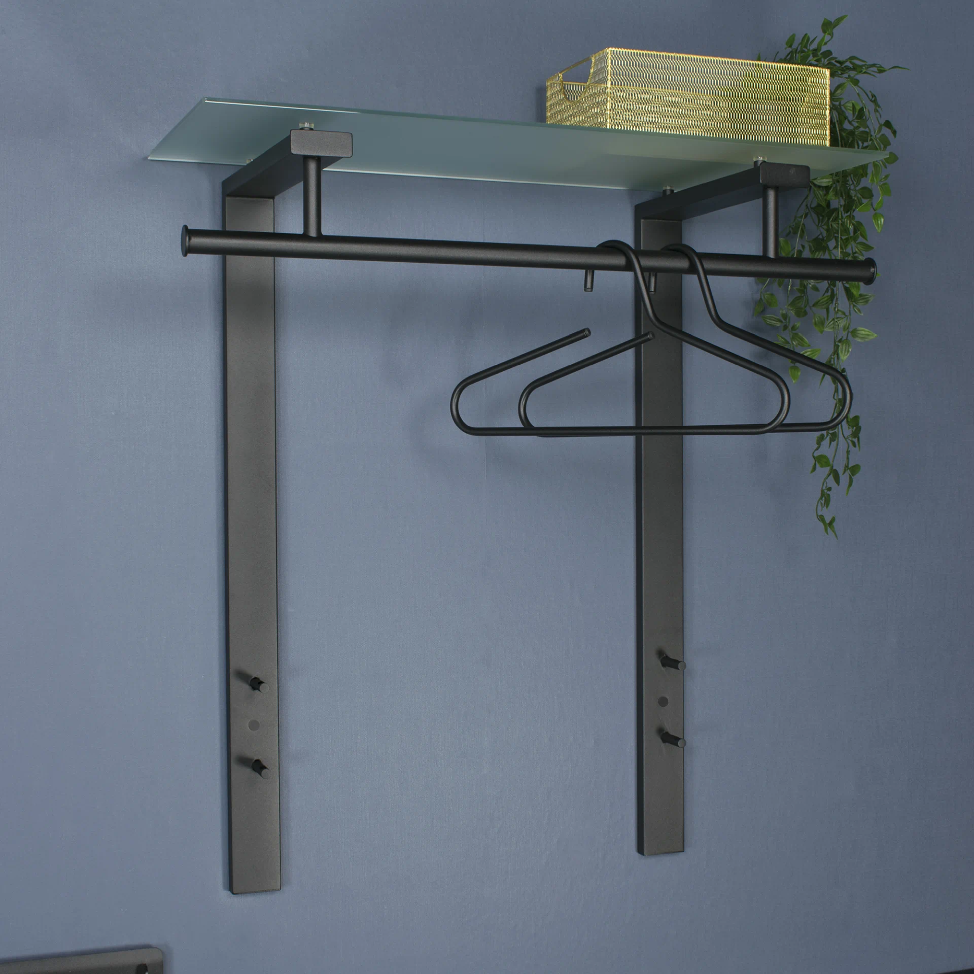 Spinder Design Dutch Wandgarderobe Schwarz