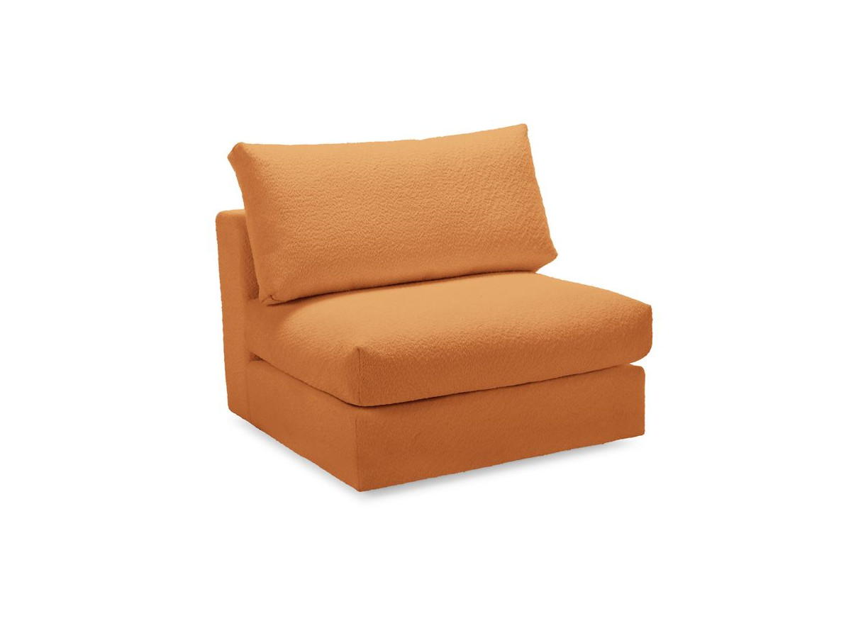 Bouclé-Stoff · Gelb