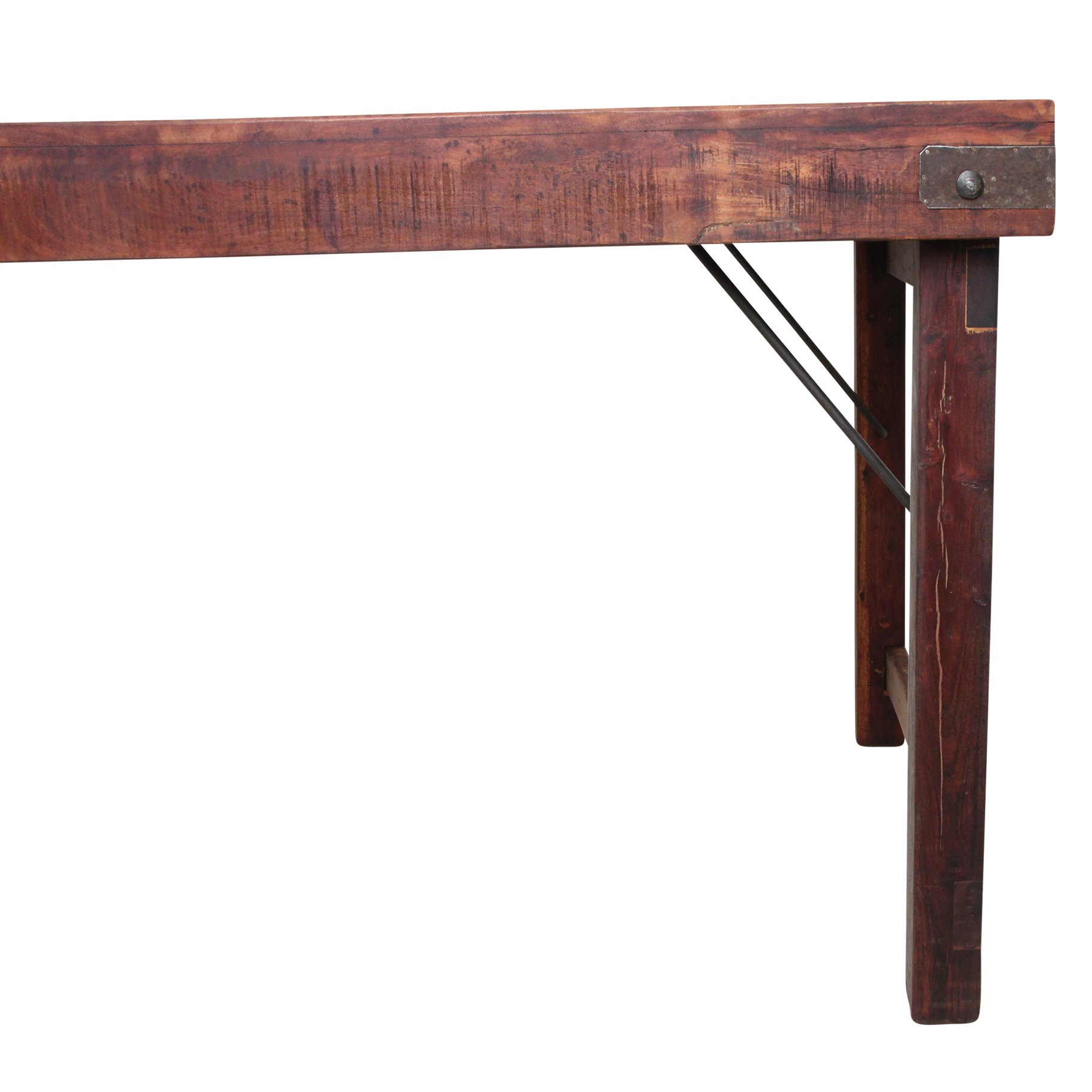 Raw Materials Klappbarer Vintage-Esstisch XL 190x80x76cm