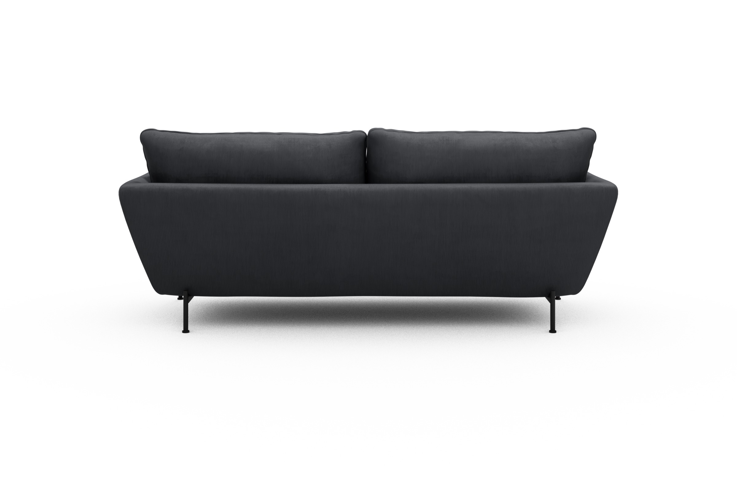 Sofa Anton 3-Sitzer Cordufine-Slate-Grey