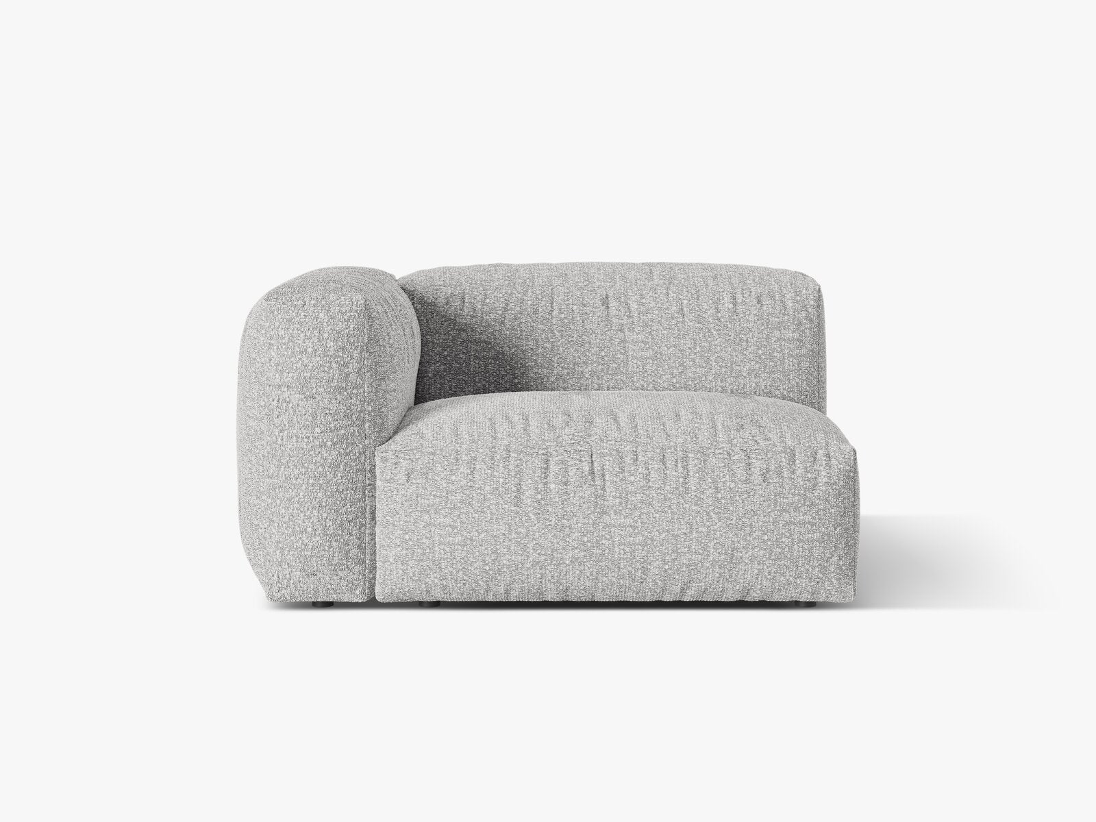 Micadoni Eckmodul Martina 1-Sitzer Links Boucle Monet Silber