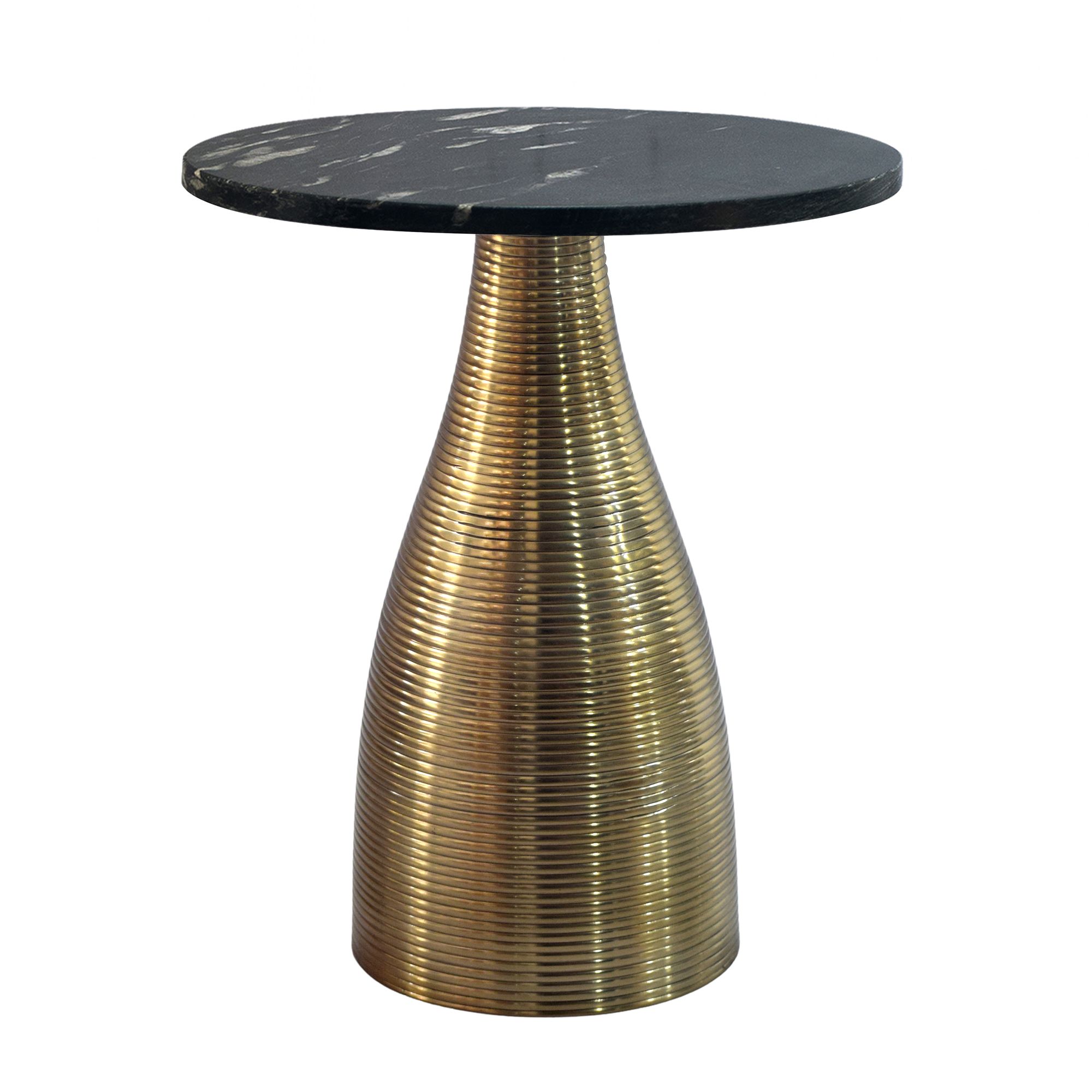 Beistelltisch Salhus Marmor Schwarz Ø 40 cm