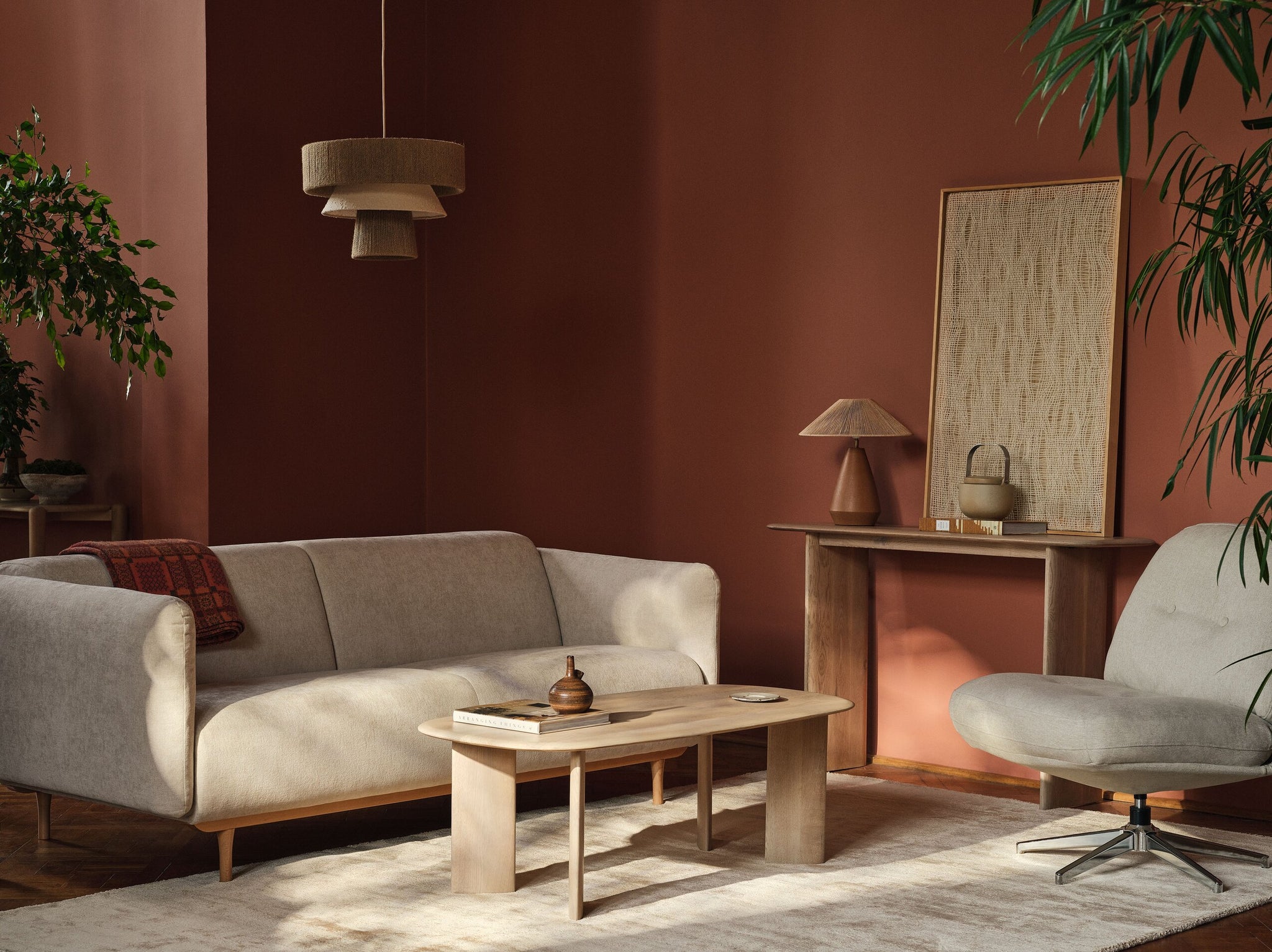Micadoni Desa Pendelleuchte Beige