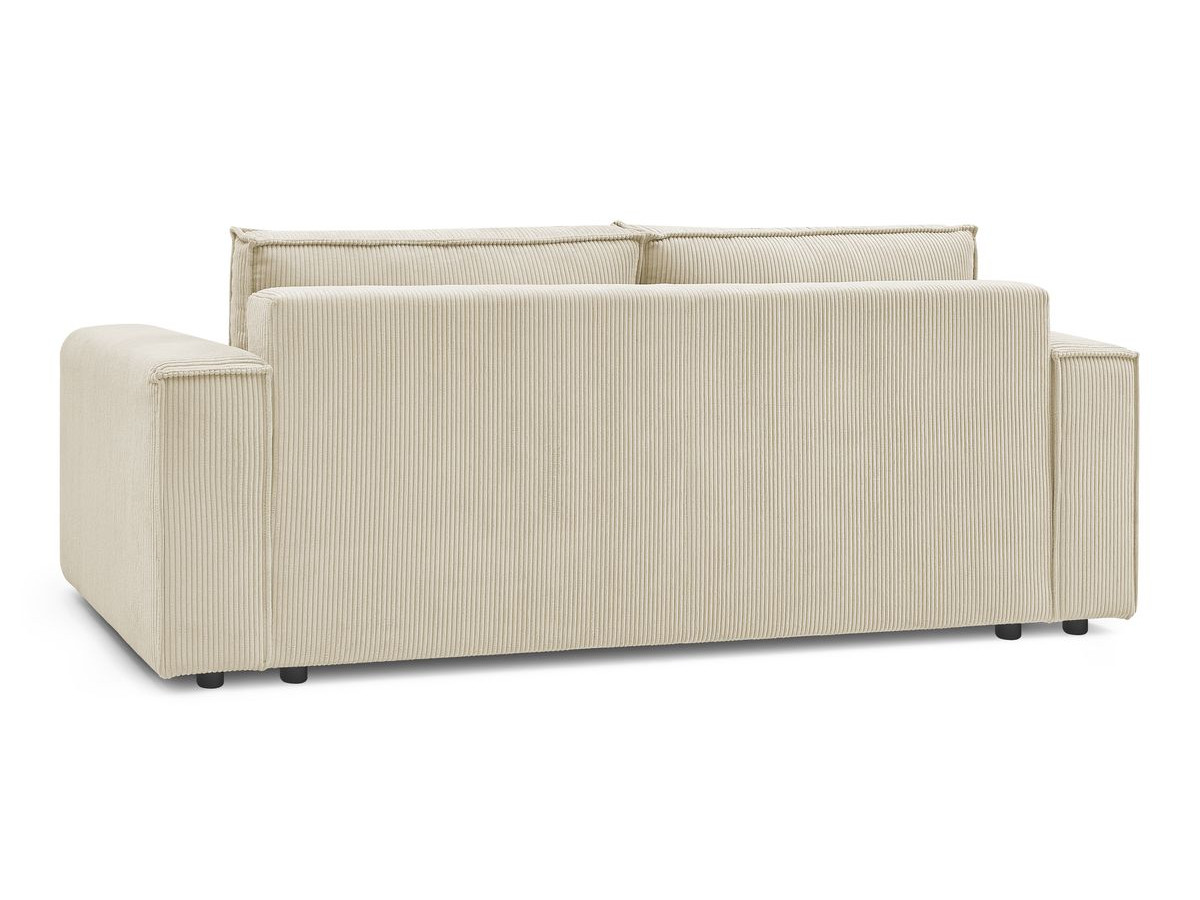 Bobochic Nihad Sofa 3-Sitzer Cordsamt Beige