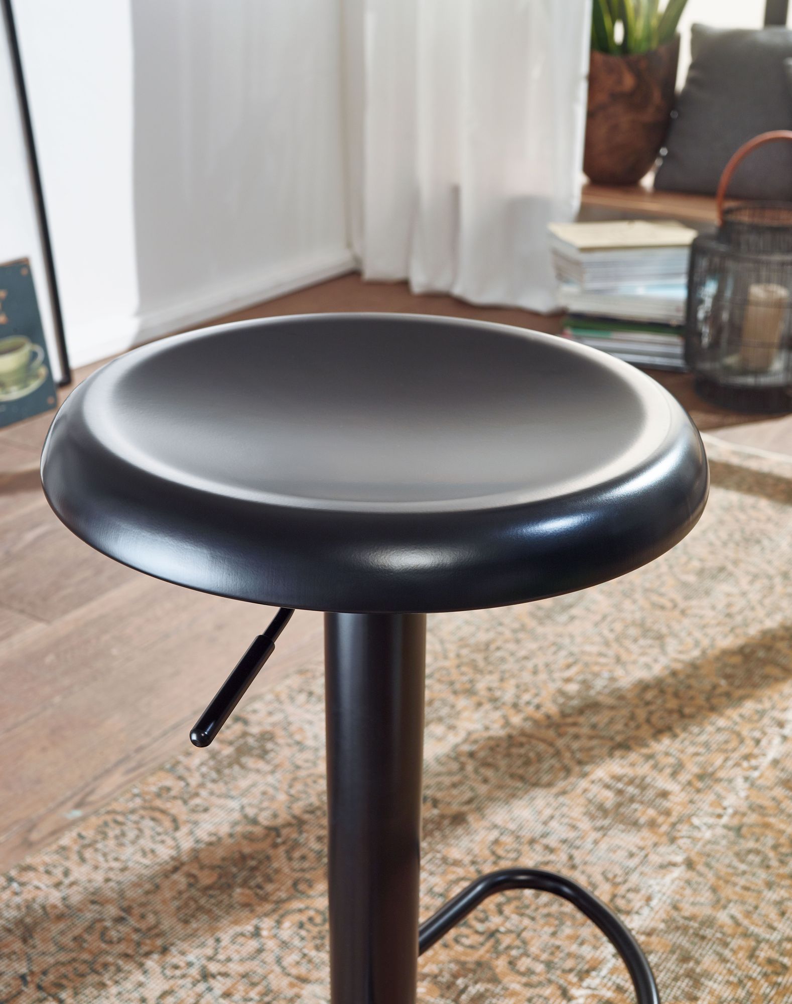 Barhocker Hestur Metall Schwarz 40 × 40 × 79 cm