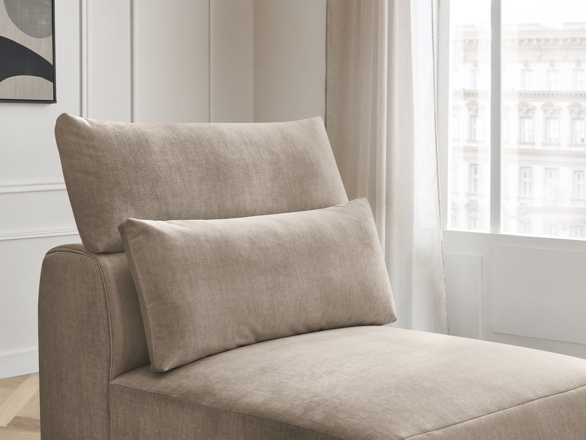 Bobochic Jana Sofamodul 1-Sitzer Samt Taupe