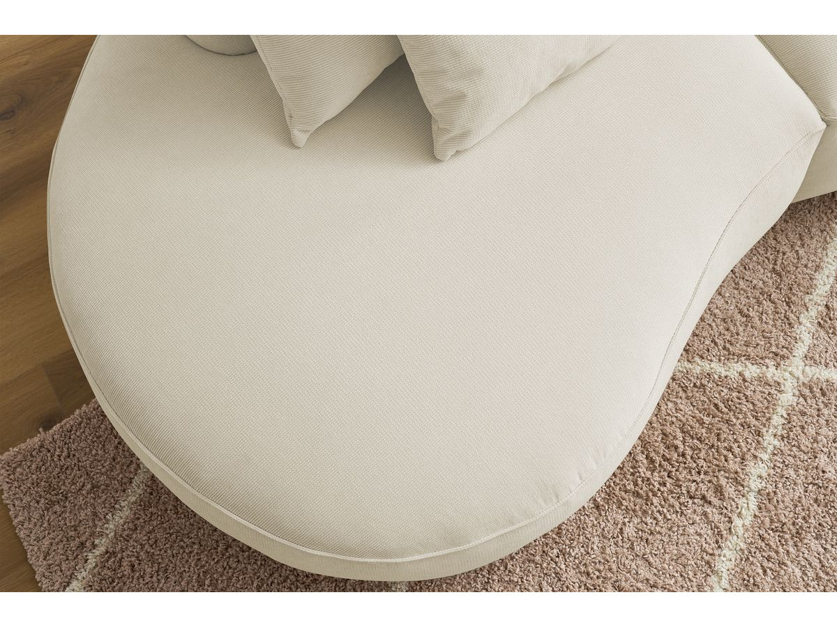 Bobochic Saint-germain Sofa 3-Sitzer Strukturstoff Beige