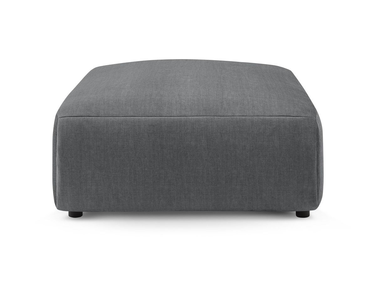 Bobochic Jeanne Pouf 95 × 117 cm Samt Dunkelgrau