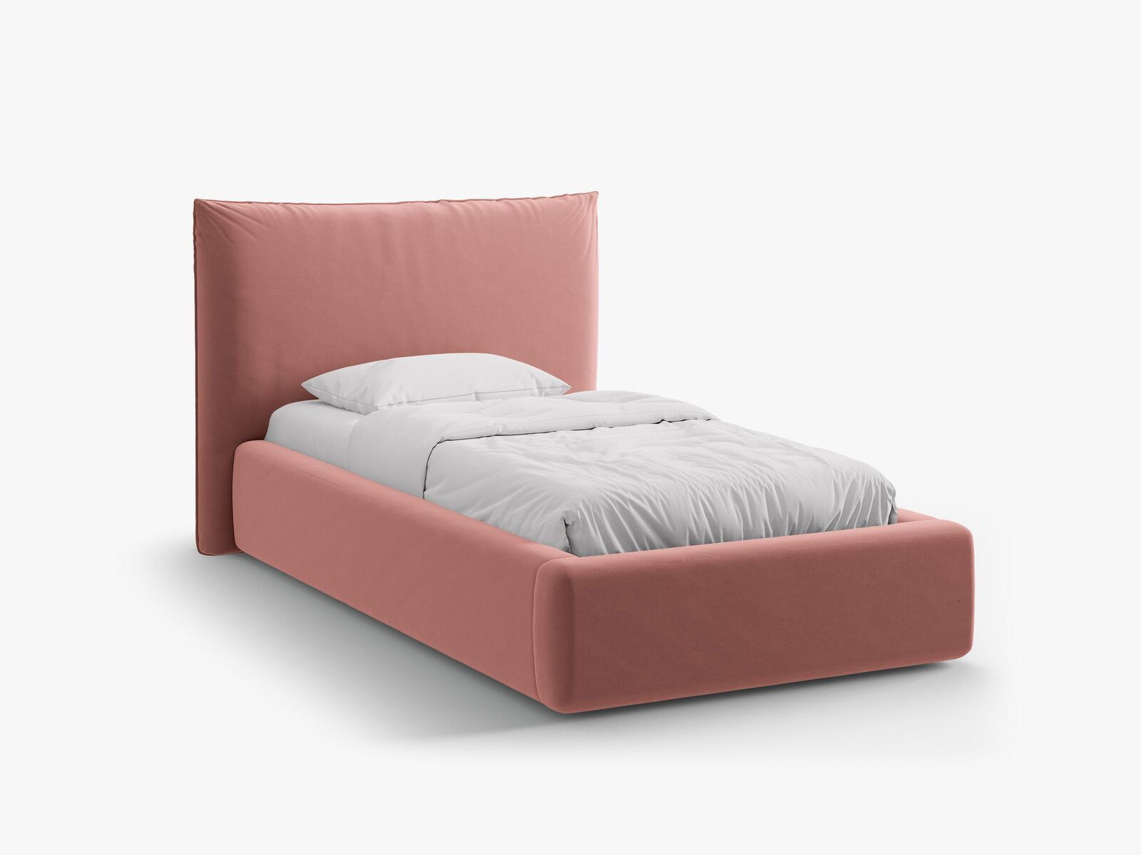 Micadoni Bett Kaelle Samt Bluvel Rosa