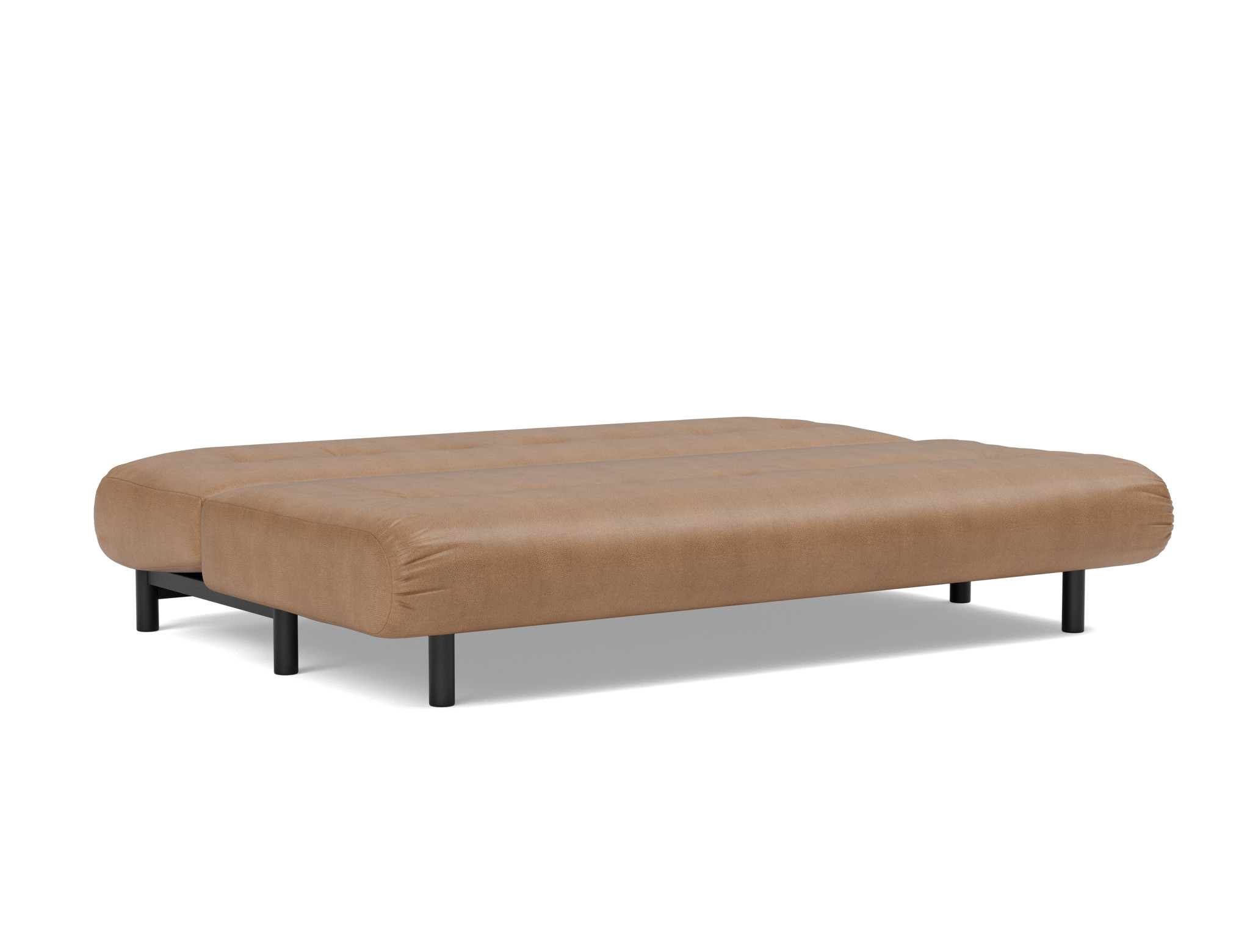 Schlafsofa Nabli Lederoptik Faunal 551-Brown