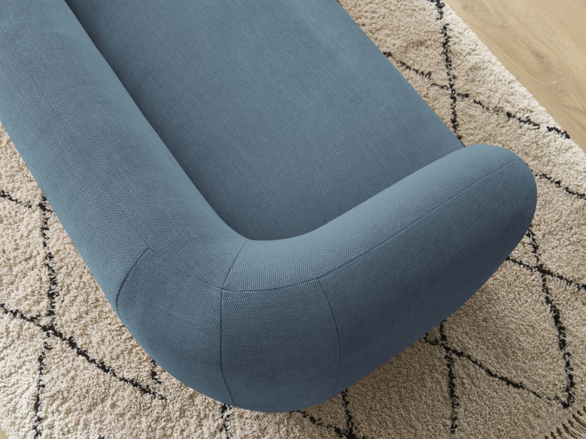 Bobochic Celine Sofa 2-Sitzer Stoff Hellblau