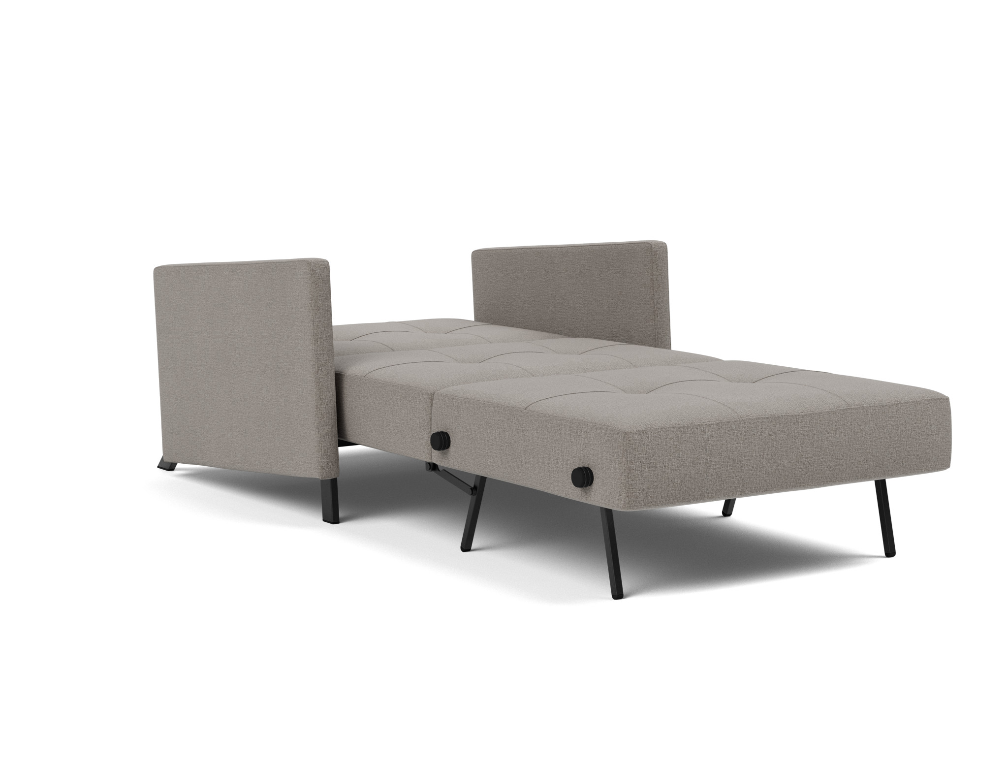 Schlafsessel Cubed 90 mit Armlehnen Flachgewebe Mixed Dance 521-Grey