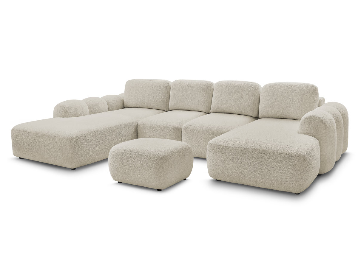 Bobochic Montaigne Wohnlandschaft mit Pouf