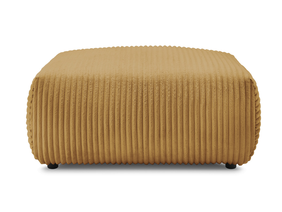 Bobochic Lucien Pouf Breitcord weich Gelb