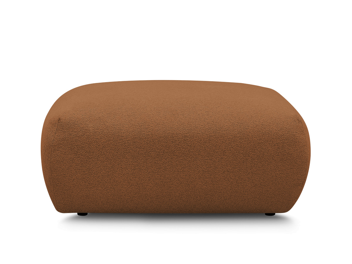 Bobochic Voltaire Pouf 106 × 90 cm Melange-Stoff Orange