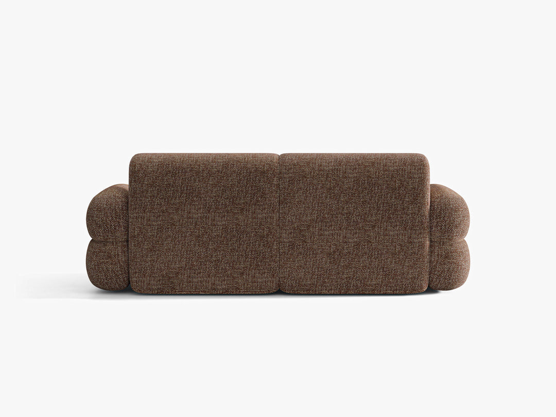Micadoni Neo Sofa 3-Sitzer Chenille SILENCIO Braun