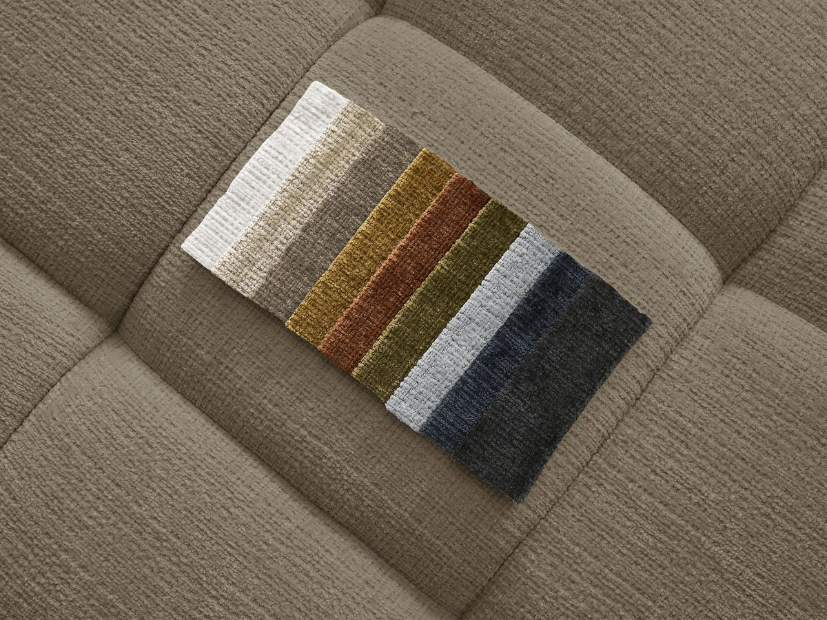 Bobochic Ivane Sofa 3-Sitzer Strukturstoff Taupe