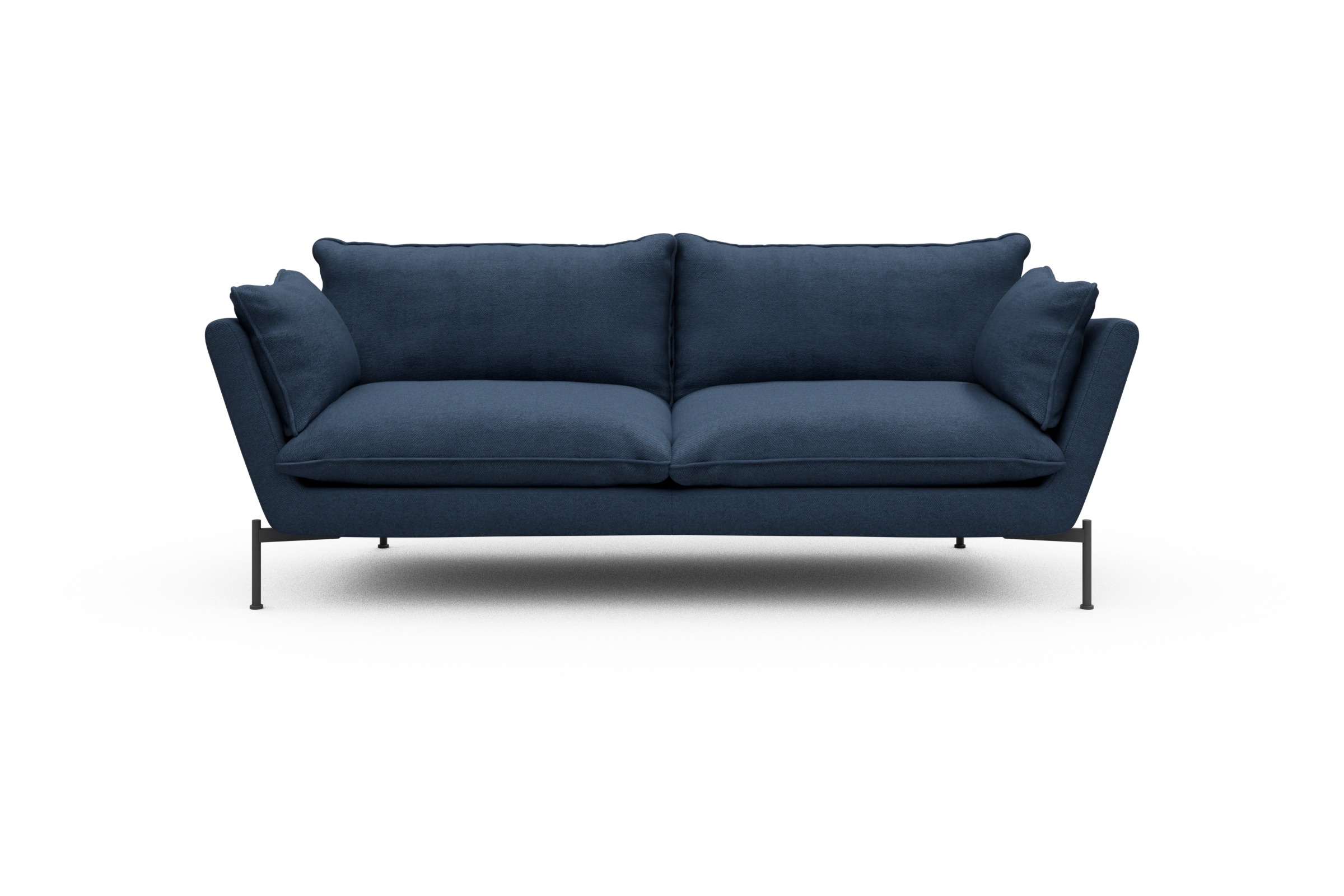 Skandi Home Sofa Anton PREMIUM 3-Sitzer Weda-Blue moebelfaktor