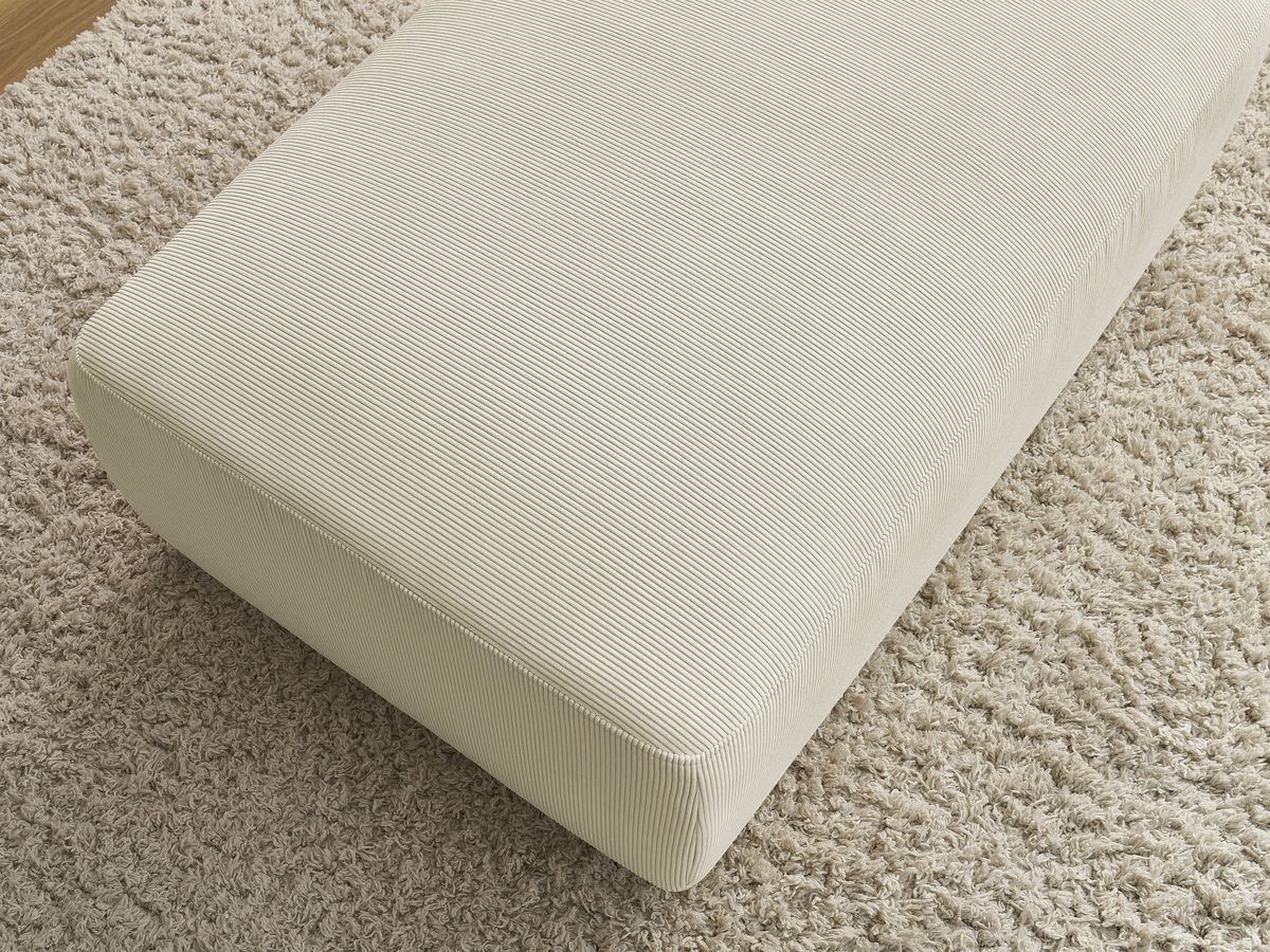 Bobochic Sidonie Pouf Cordsamt Beige