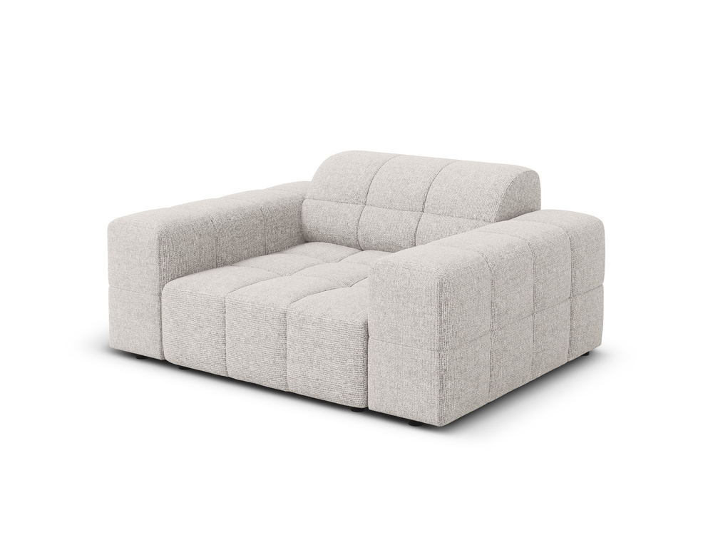 Cosmopolitan Design Sessel Chicago Chenille Haga Hellgrau