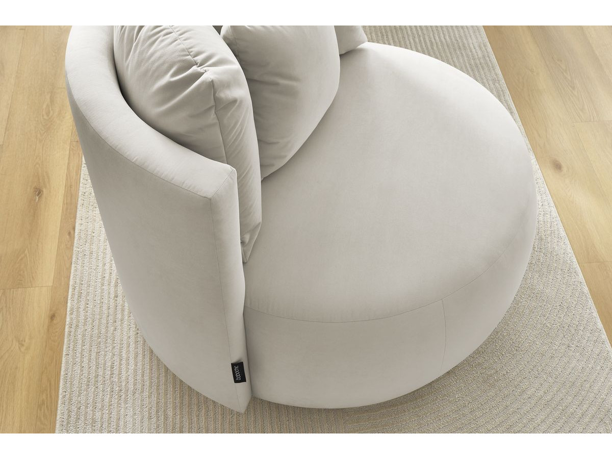 Bobochic Cesar Sessel Samt Beige