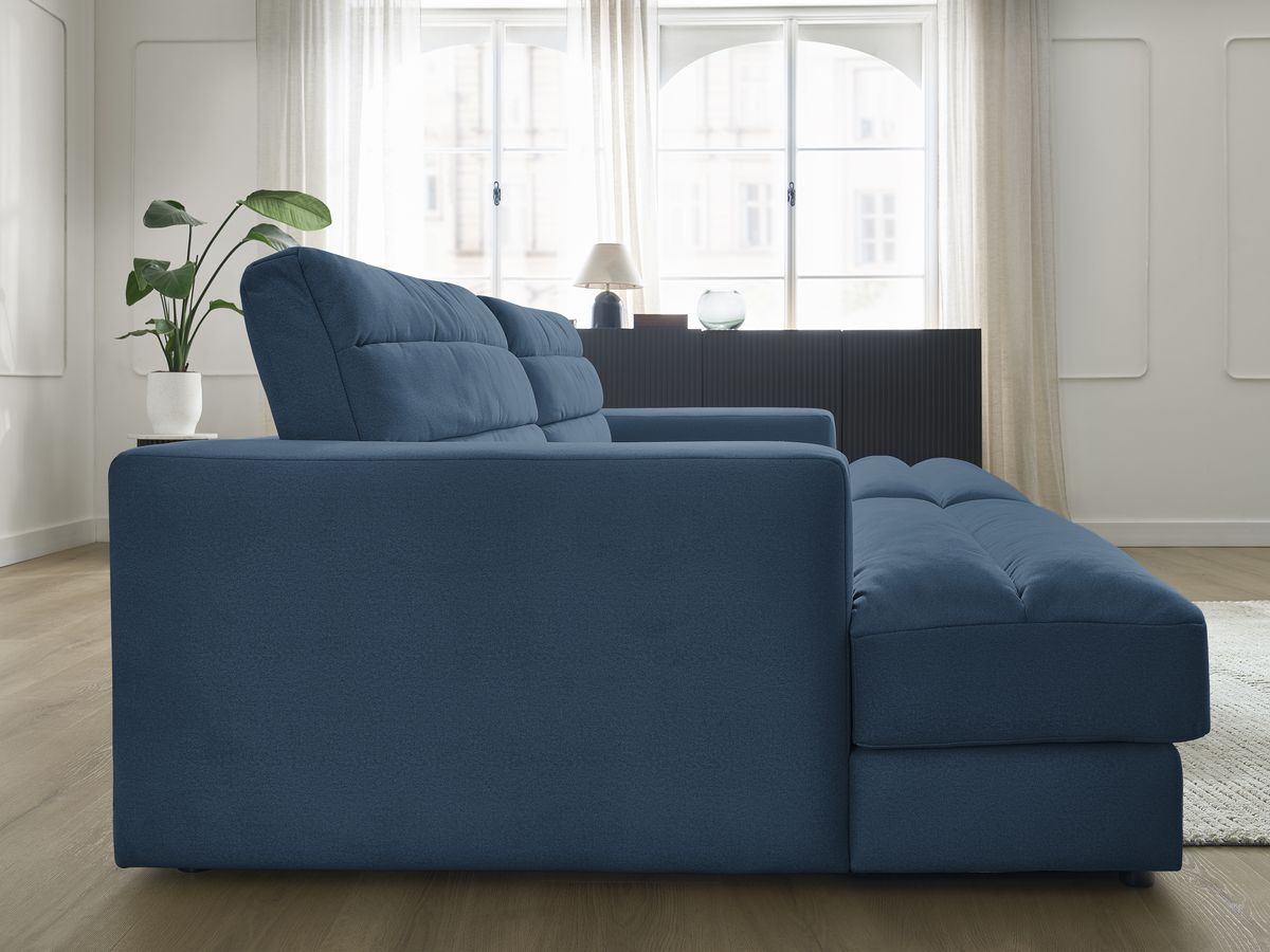 Bobochic Sierra Sofa 4-Sitzer Samt Dunkelblau