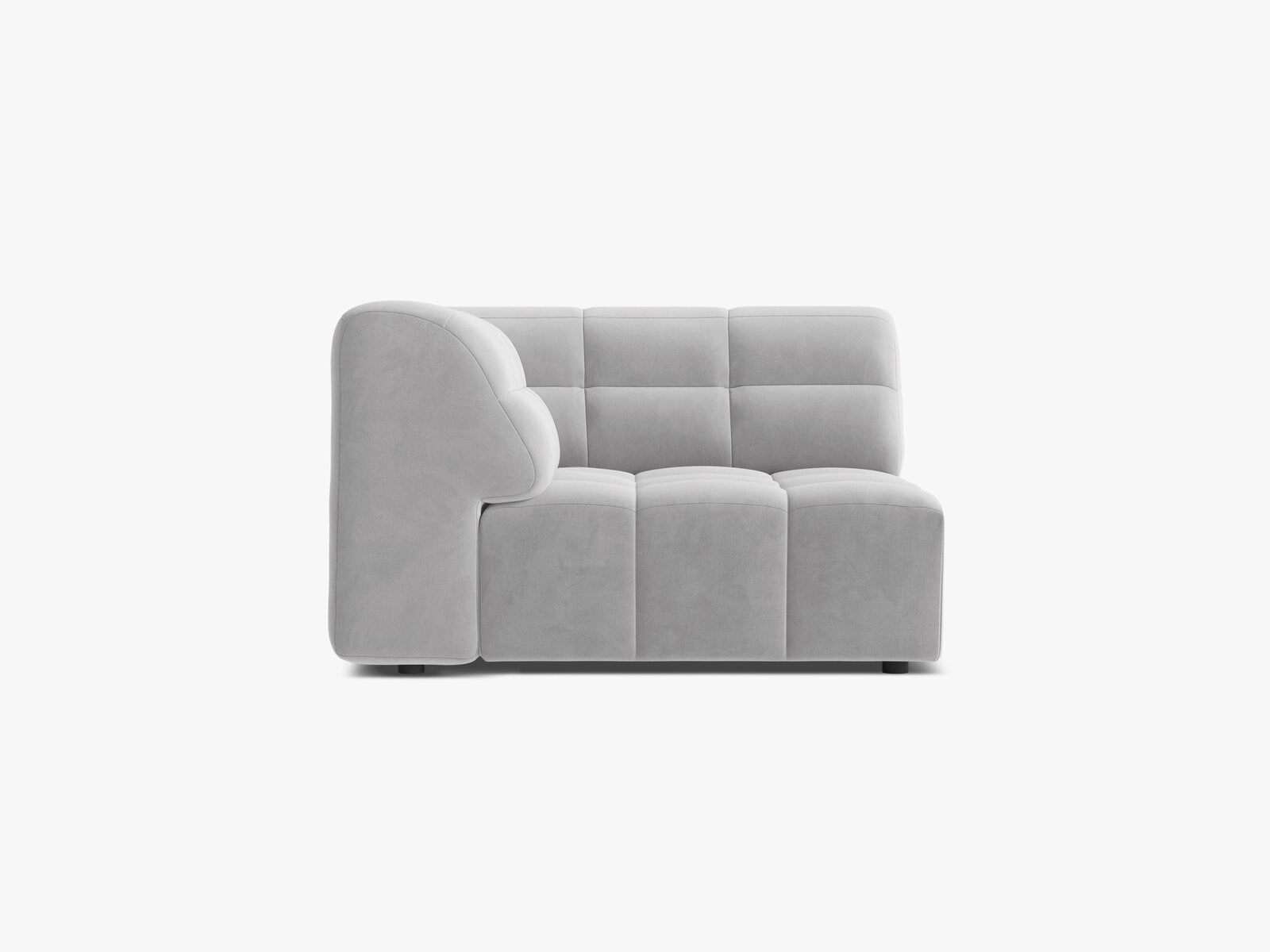 Micadoni Jennifer Eckmodul Samt Bluvel Silber