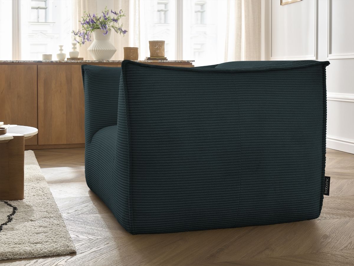 Bobochic Giorgia Sessel Cordsamt Dunkelblau
