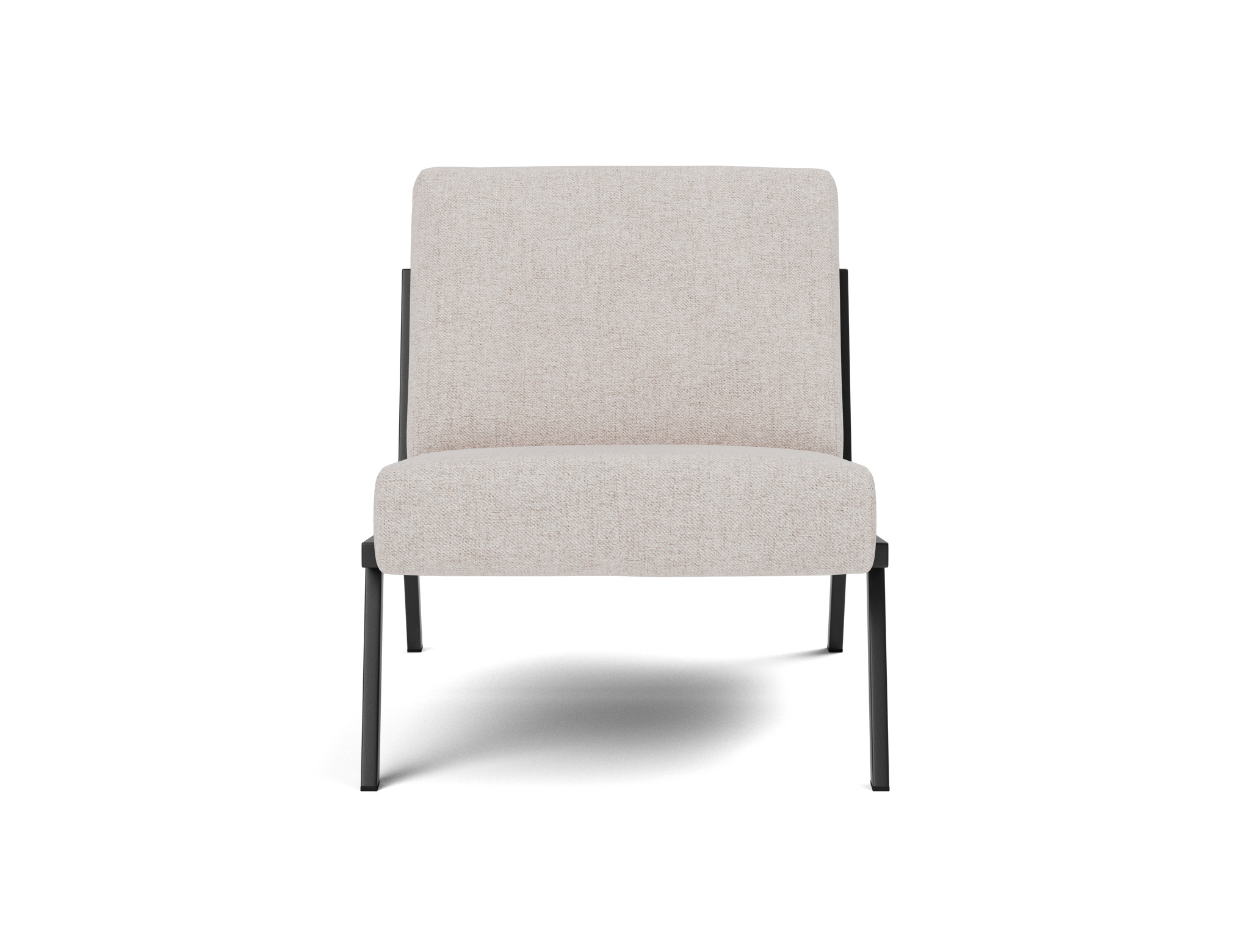 Sessel Vikko Strukturierter Stoff Weda 300-Weda-Sand