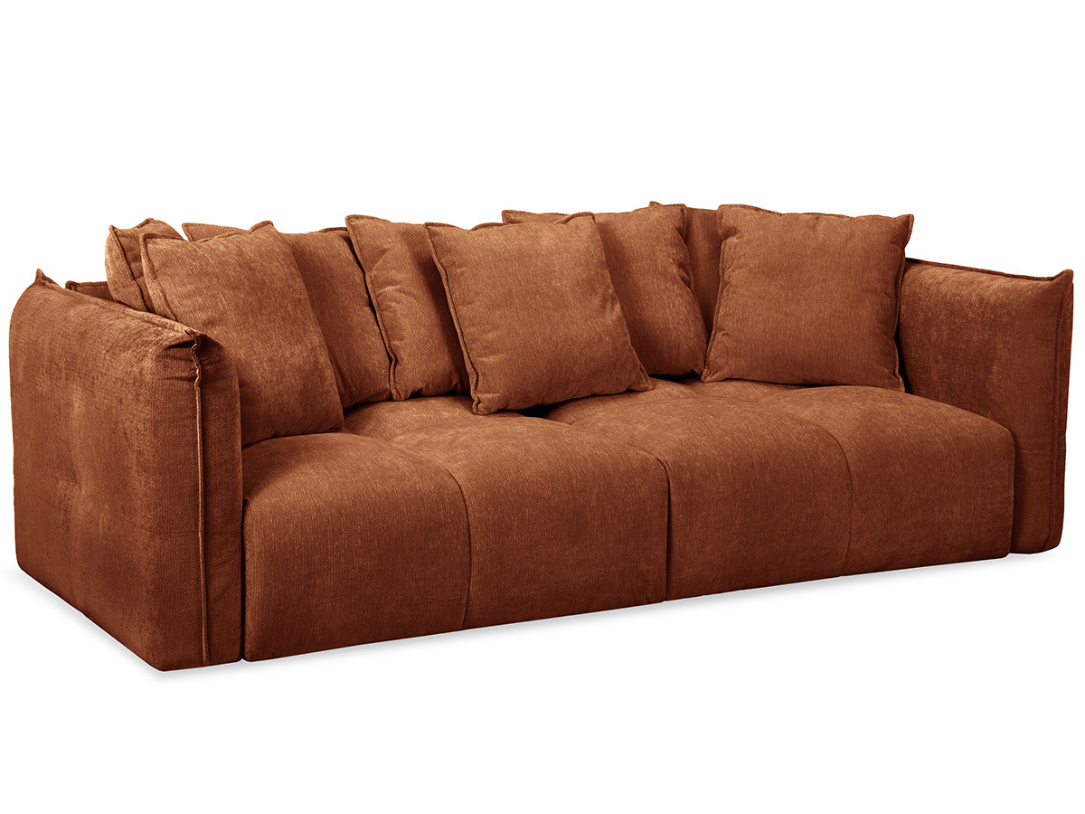 Bobochic Harlem Sofa 3-Sitzer Stoff Orange
