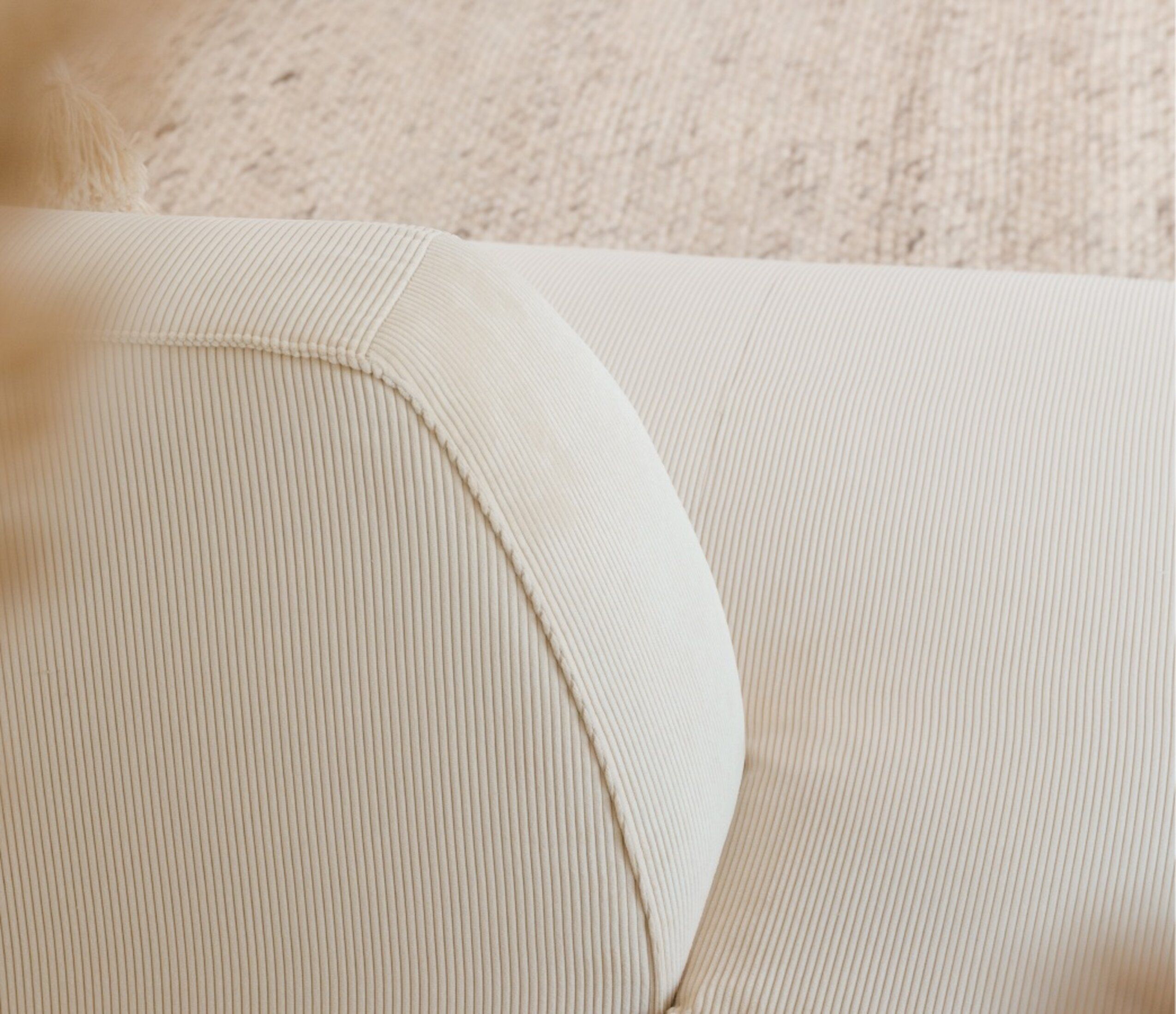 Micadoni Panorama-Ecksofa Ruby 7-Sitzer Rechts Samt Salvador Rosa